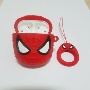 Spiderman silicone airpod case